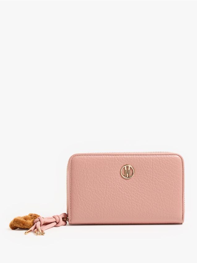 Mohito - Портфейл с висулка - пастелно розово