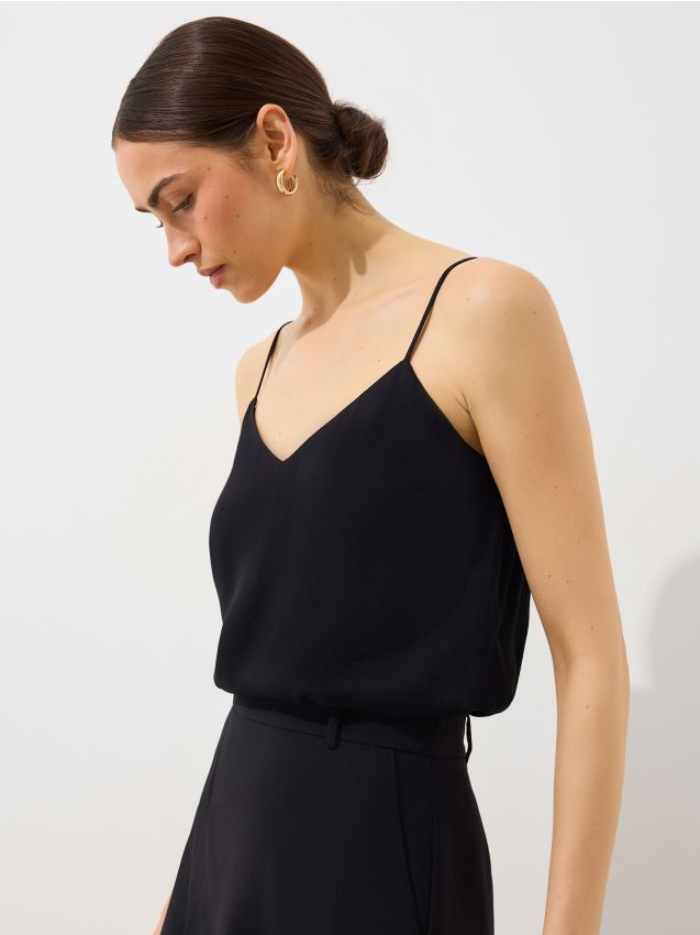 Mohito - Топ с презрамки - черен