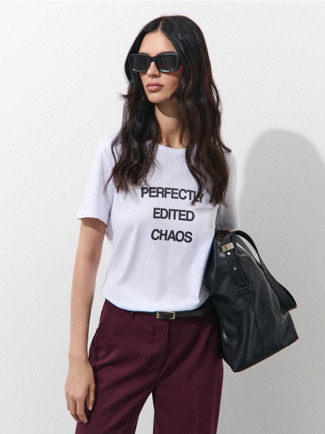 Tricou din amestec de bumbac și modal