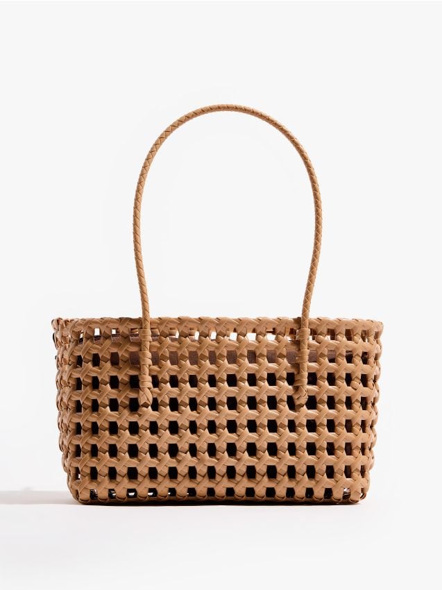 Mohito - Чанта тип тоте с несесер - бежово