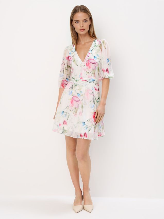 Rochie mini cu flori