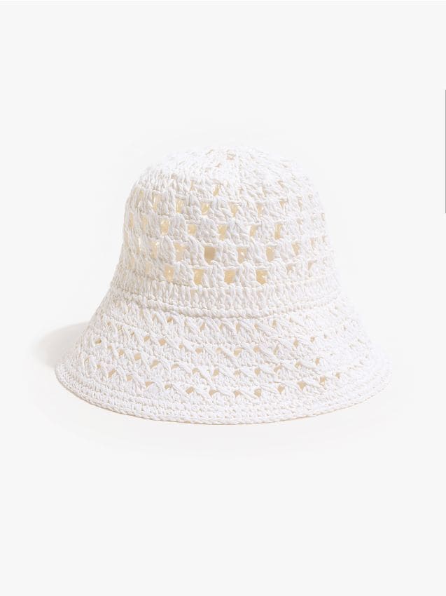 Mohito - Шапка тип bucket hat - бяло