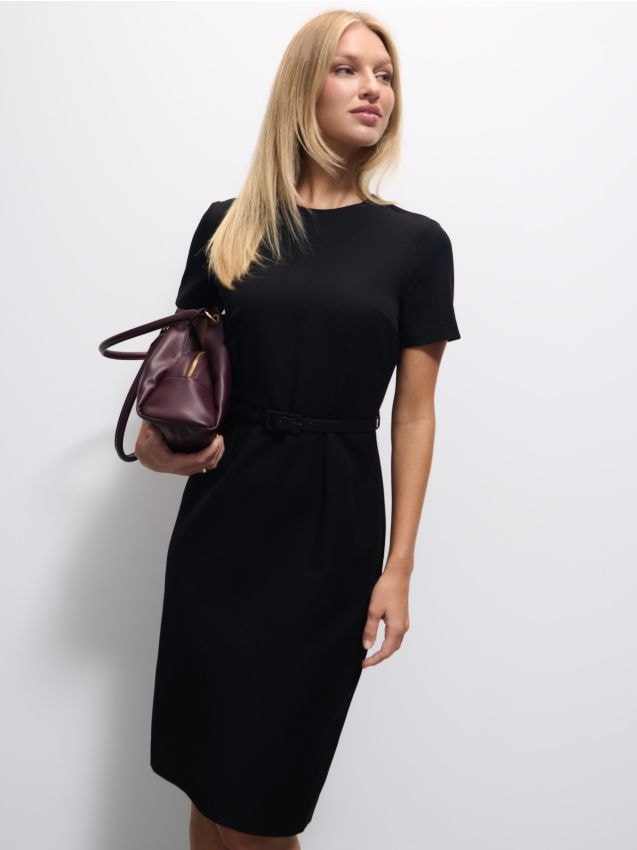 Rochie mini cu curea