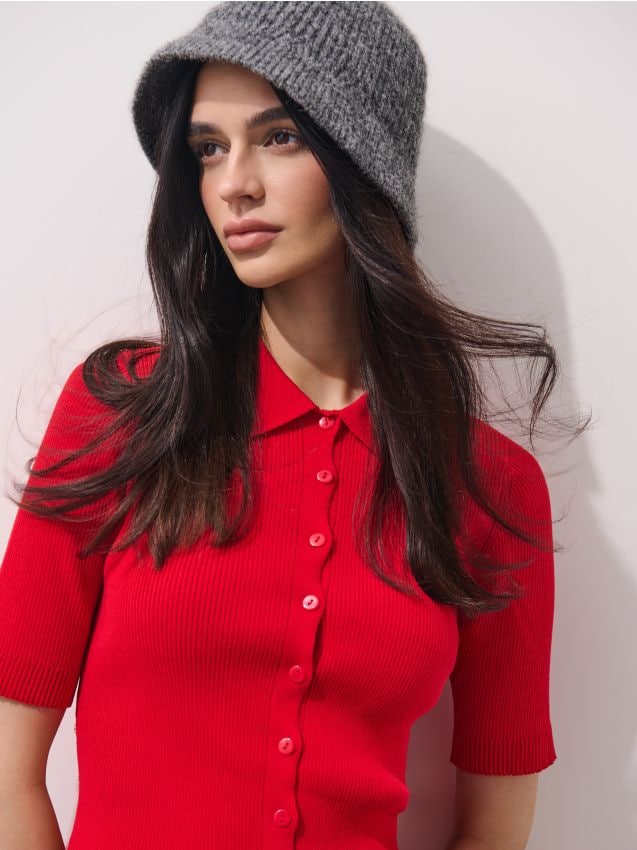 Mohito - Жарсена шапка - сиво