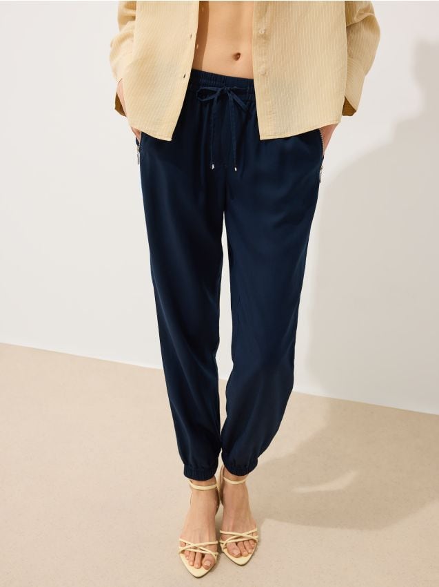 Mohito - Панталон от лиосел - нави