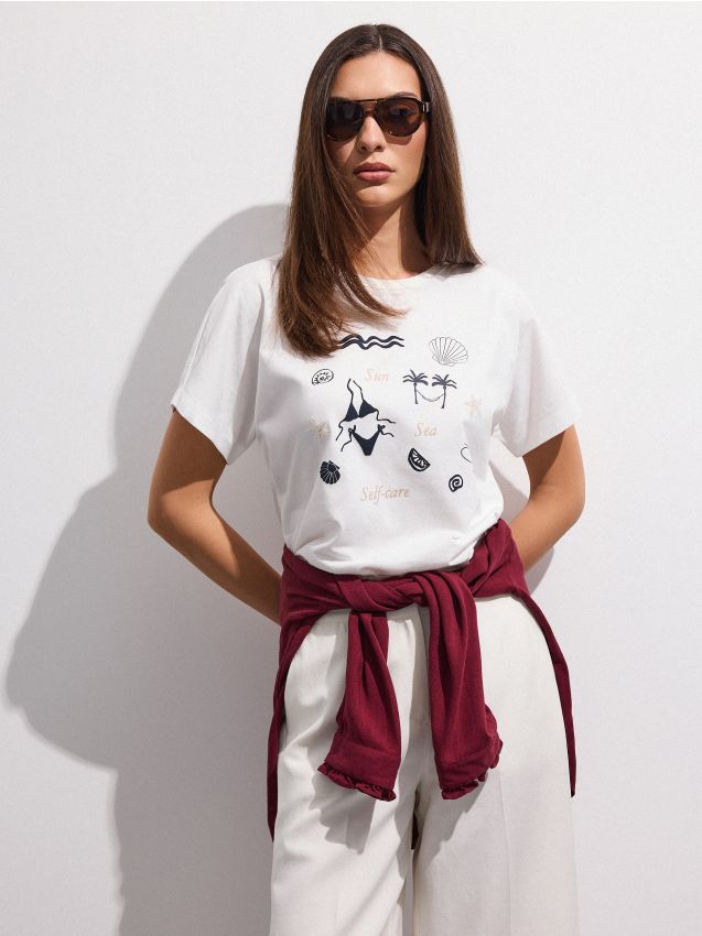 T-shirt cu imprimeu
