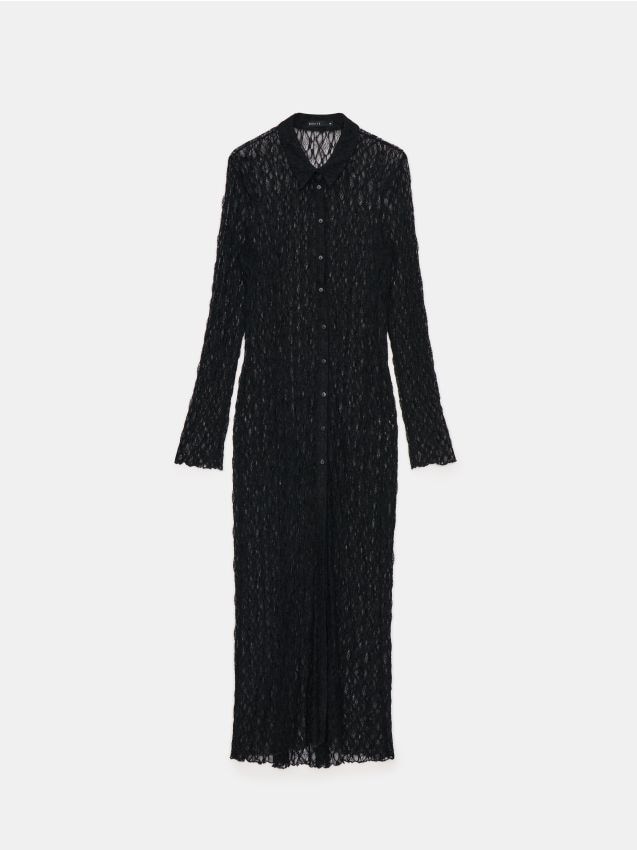 Rochie maxi de dantelă