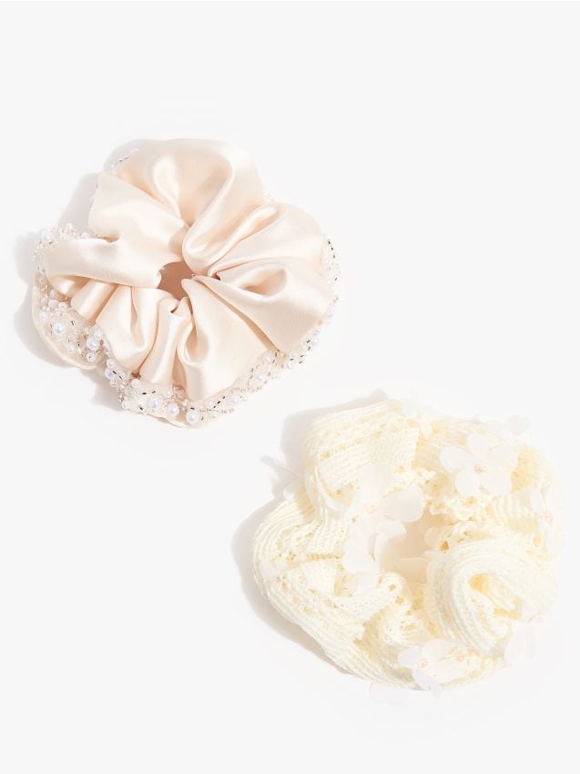 Mohito - Ластици за коса - кремaво