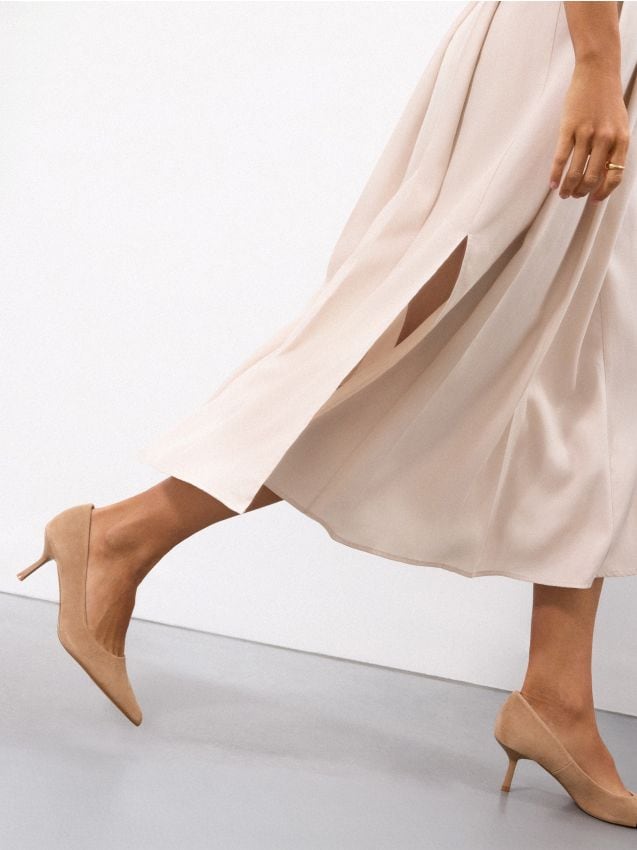 Pantofi escarpen din piele