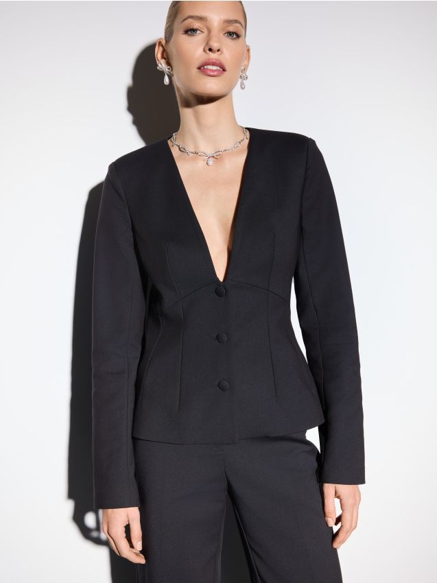 Sacou cu talie accentuată