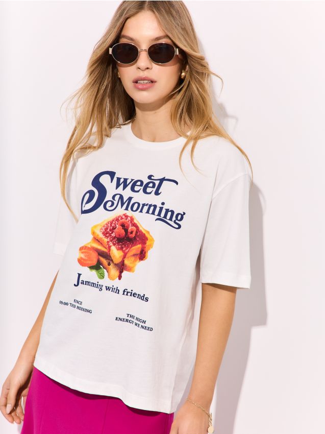 Tricou din bumbac cu imprimeu