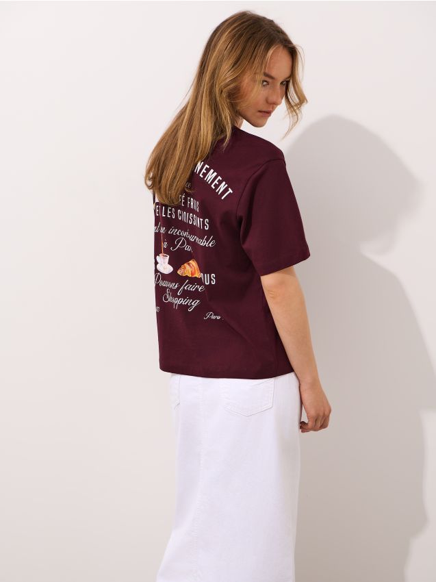 Tricou din bumbac cu imprimeu