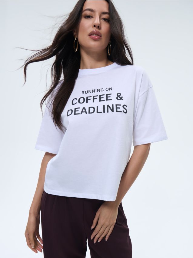 Tricou din bumbac cu imprimeu