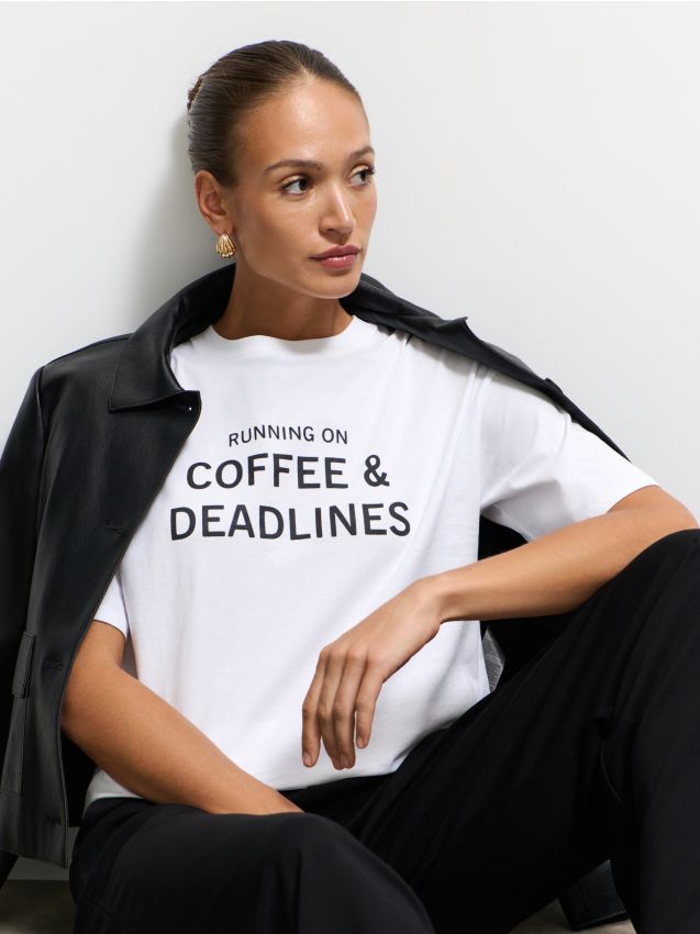 Tricou din bumbac cu imprimeu