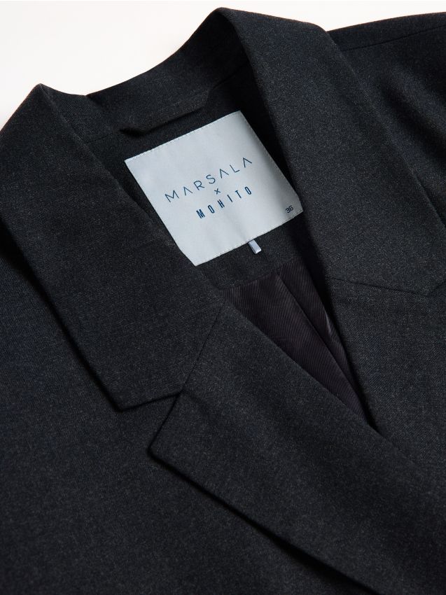 Marynarka z dodatkiem wełny