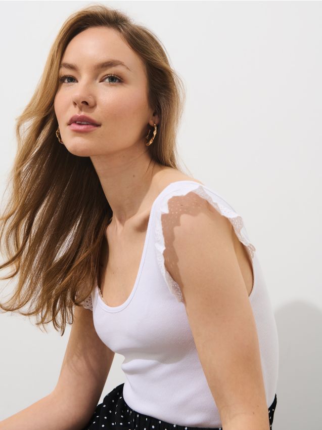 Bluză cu mâneci ornamentale