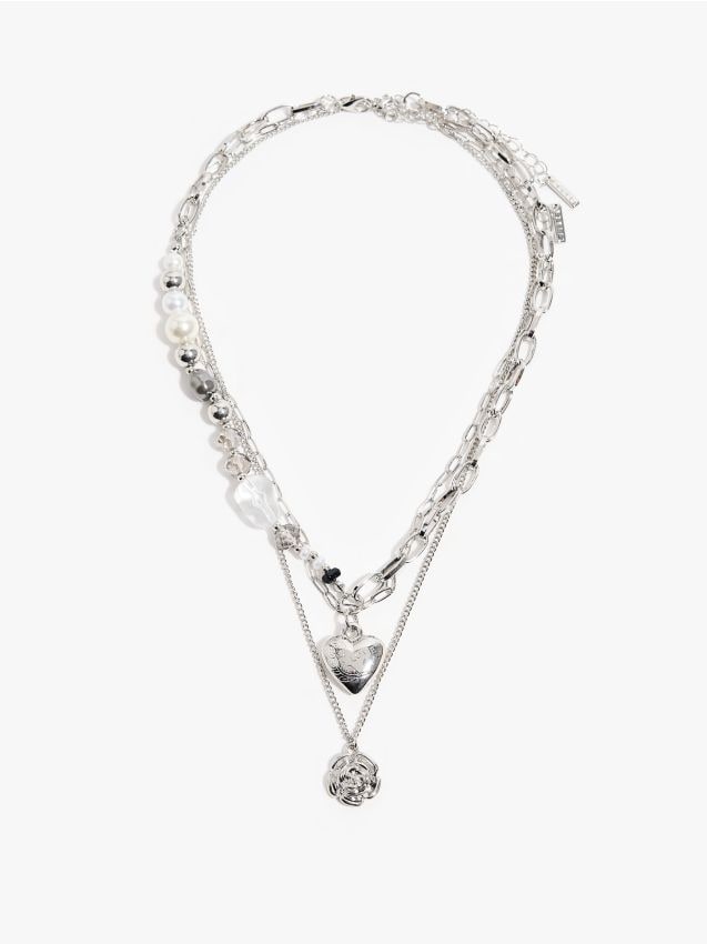 Mohito - Двоен гердан с висулки - сревърно