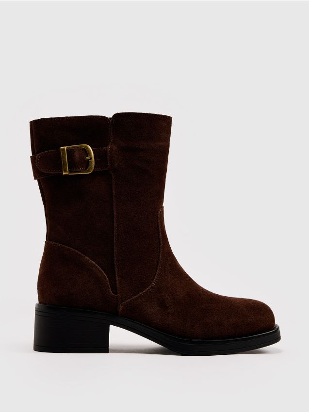 Botine din piele