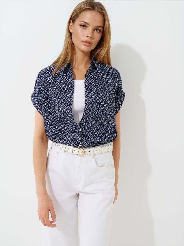 Cămașă cu conținut ridicat de viscoză