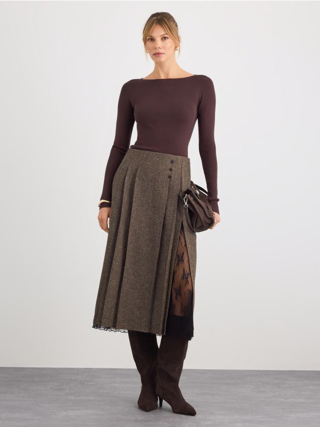 Mohito - LADIES` SKIRT - зелено