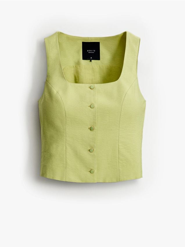 Mohito - Елек с високо съдържание на вискоза - зелено