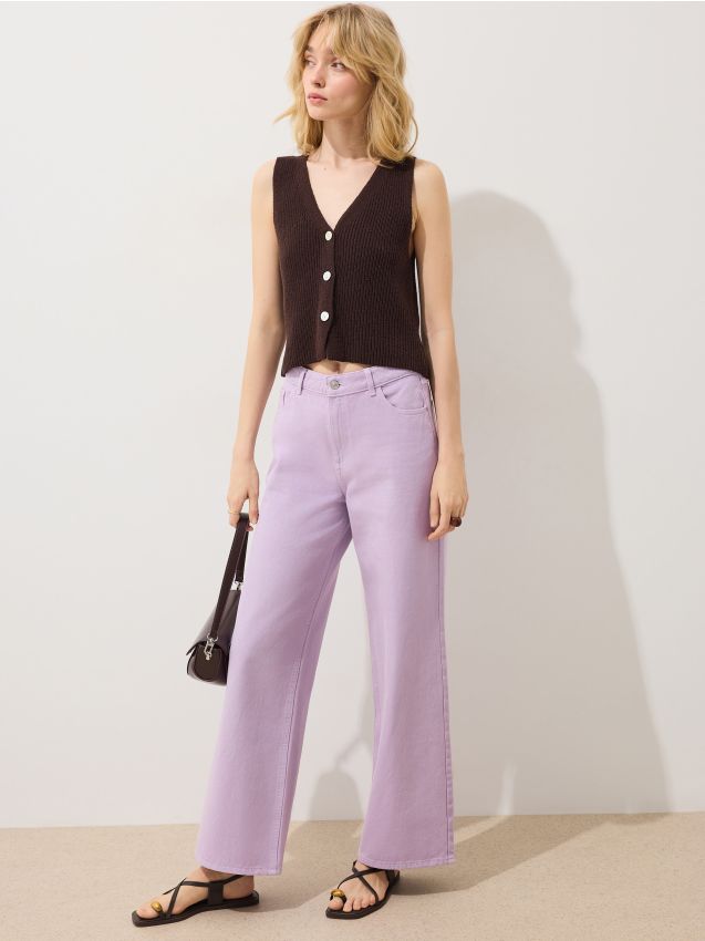 Blugi wide leg