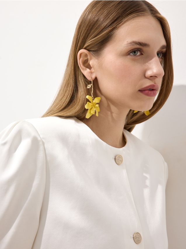 Mohito - Висящи обеци - жълто