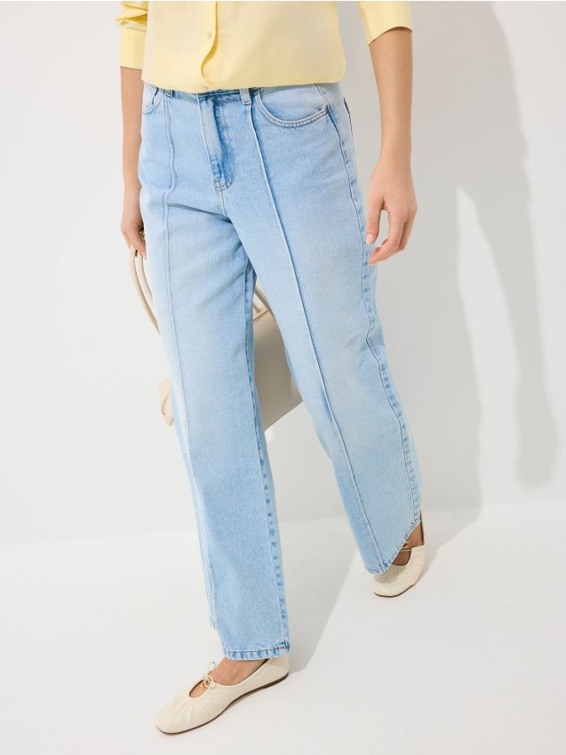 Τζιν παντελόνι wide leg