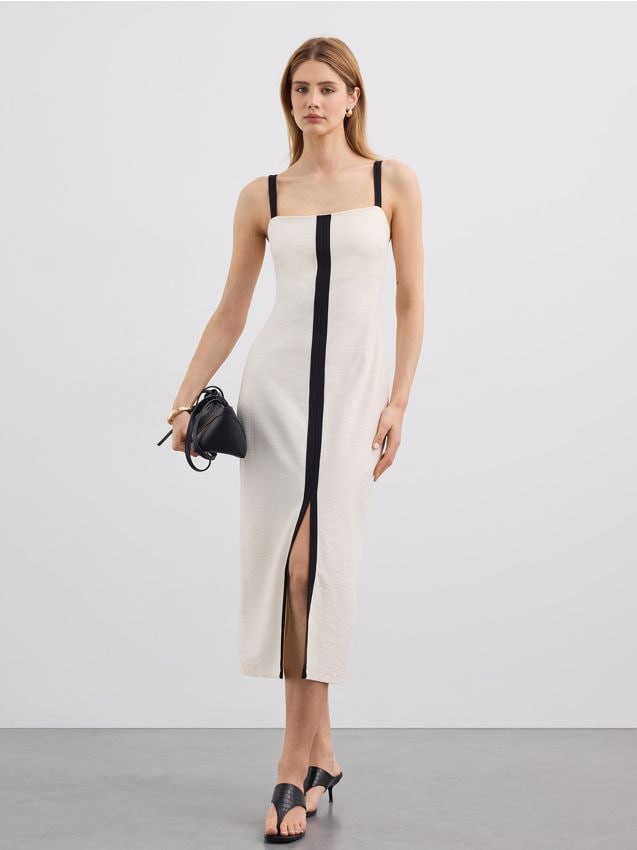 Rochie midi cu bretele