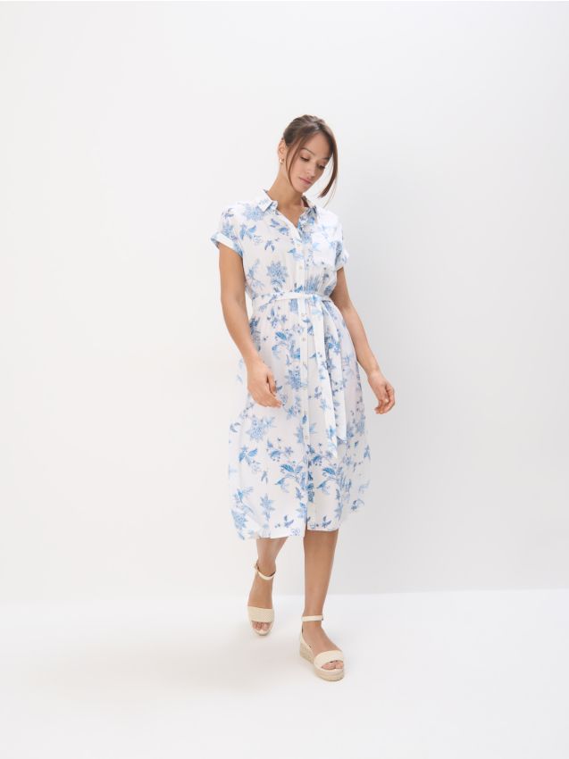 Rochie midi din viscoză