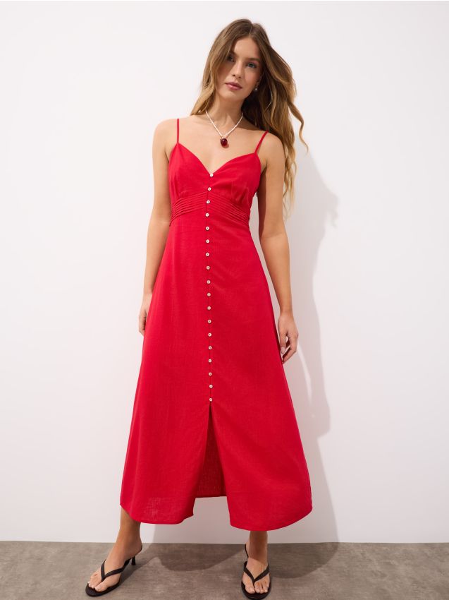 Rochie maxi cu bretele