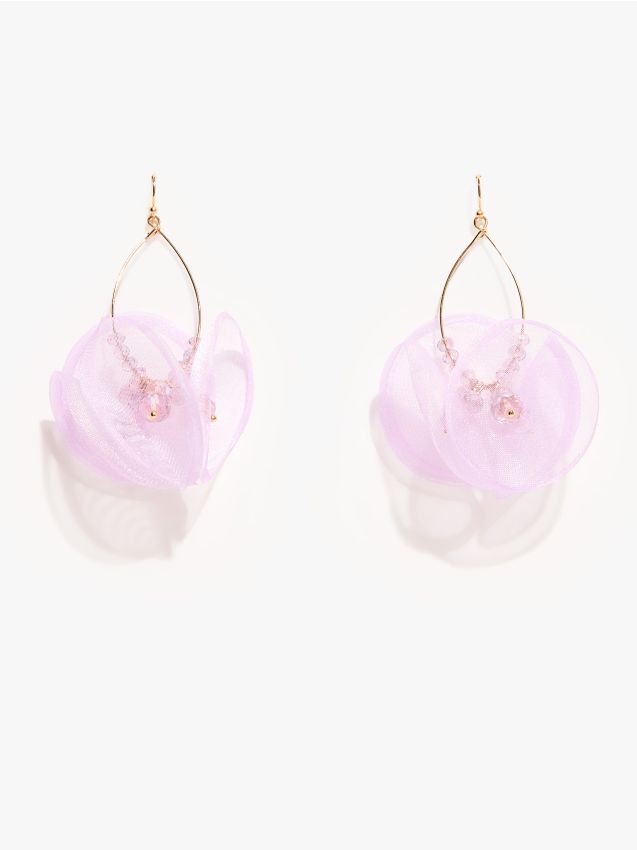 Mohito - Висящи обеци - лилаво