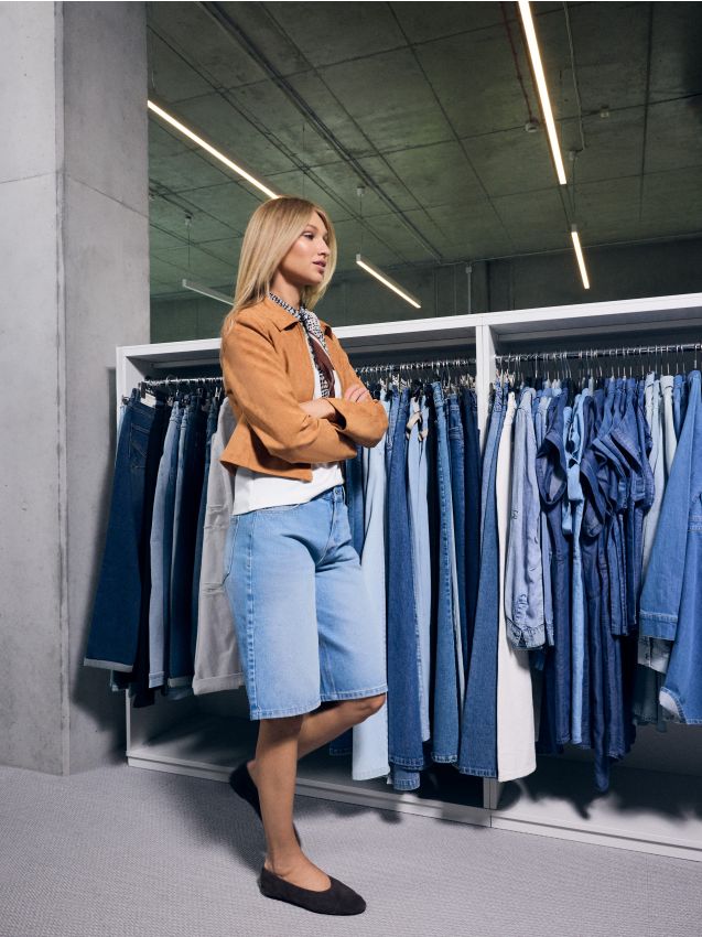 Mohito - Дънкови къси панталони - син