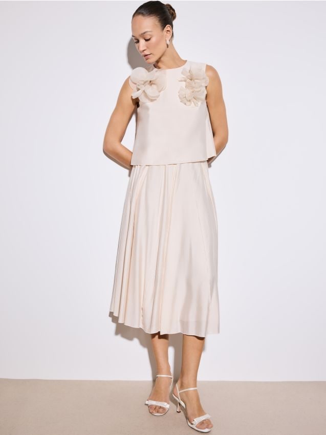 Mohito - Блуза с принт на пеперуда - бежово