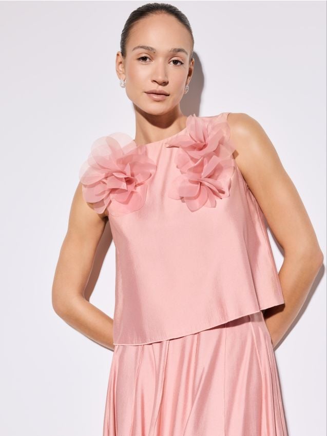 Mohito - Блуза с принт на пеперуда - розово