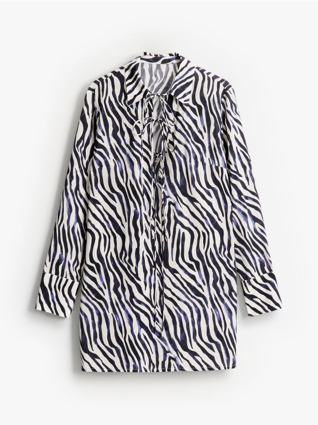 Rochie mini cu motiv de animale