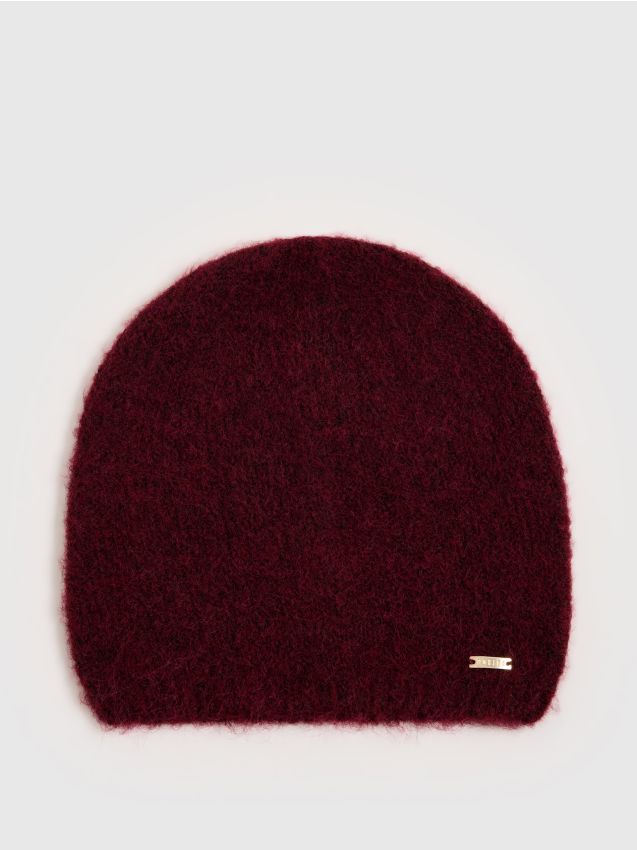 Mohito - Trikotažinė beanie kepurė - juoda