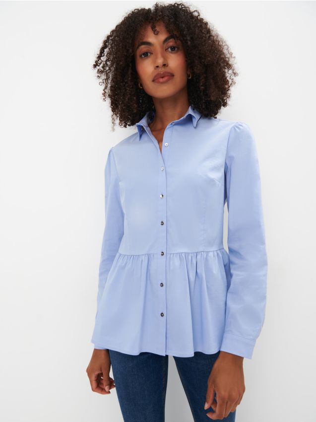 blaue hemd damen