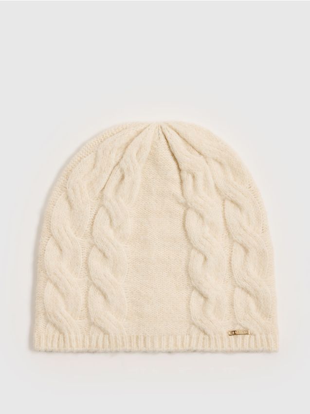 Mohito - Жарсена шапка beanie - кремaво
