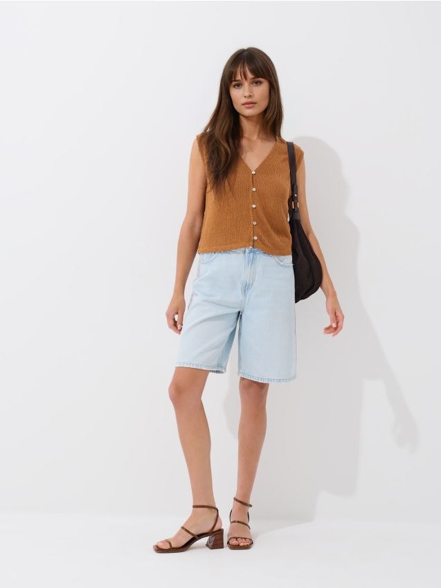Pantaloni scurți de blugi