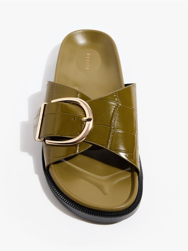 Mohito - Чехли - маслинено зелено