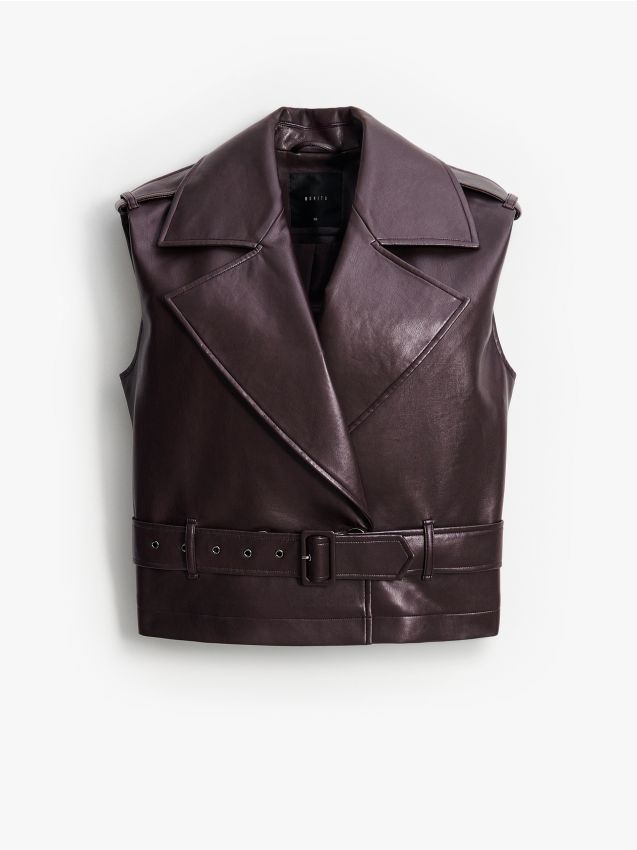 Prsluk s pojasom za vezivanje u struku