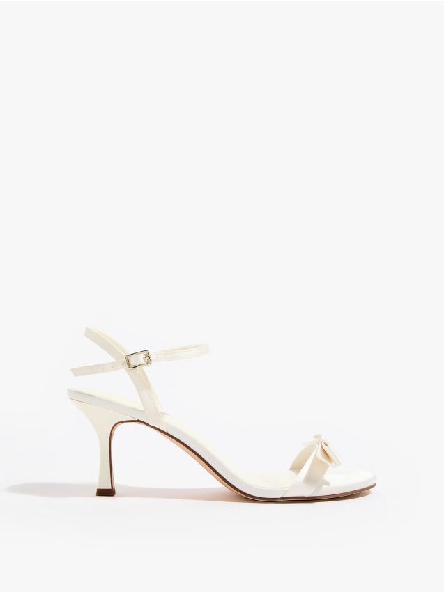 Mohito - Сандали с висок ток - кремaво