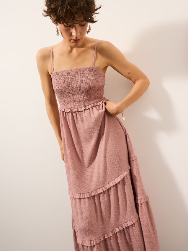 Rochie midi cu bretele