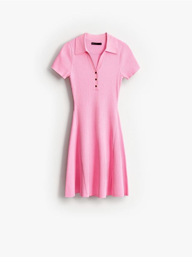 Rochie mini cu guler