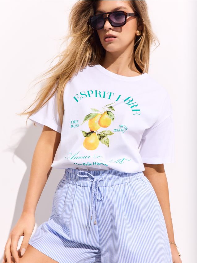 T-shirt cu imprimeu