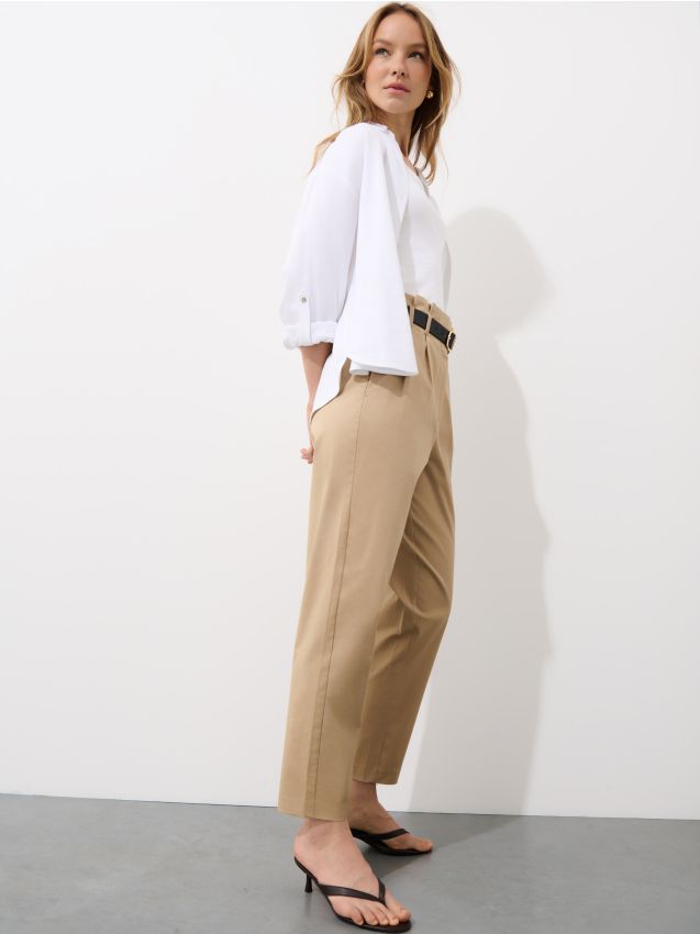Pantaloni paperbag