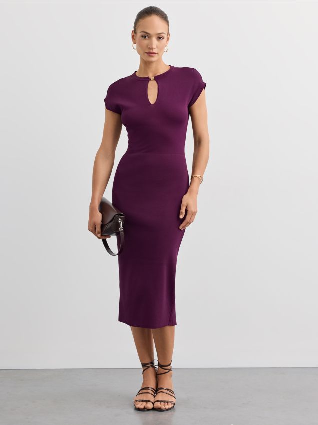Rochie midi tip pulover