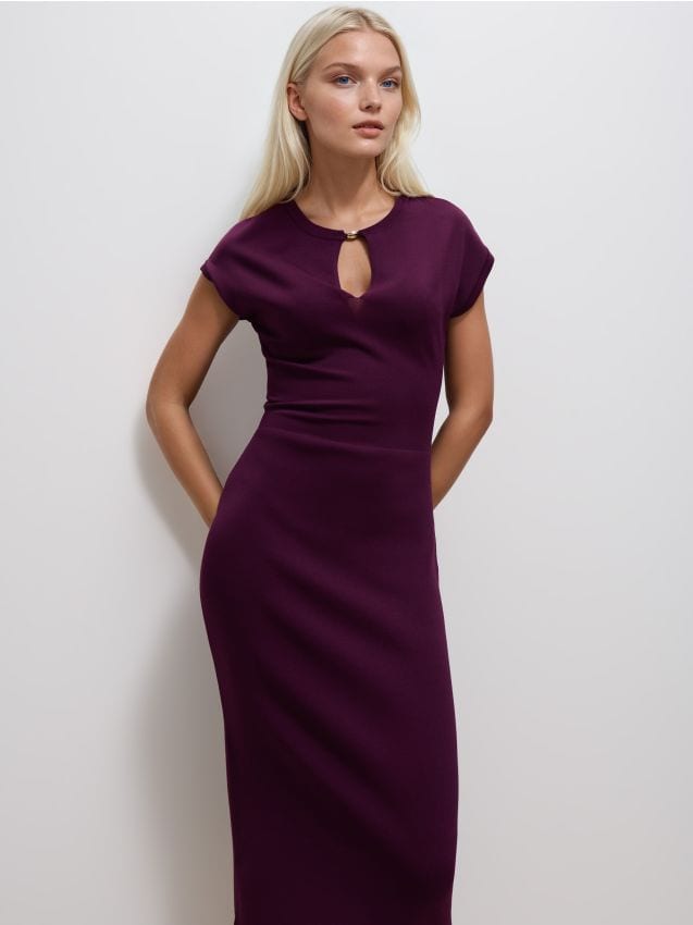 Rochie midi tip pulover