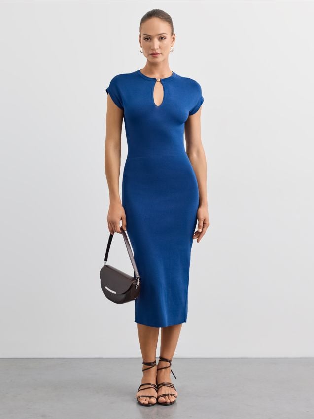 Rochie midi tip pulover
